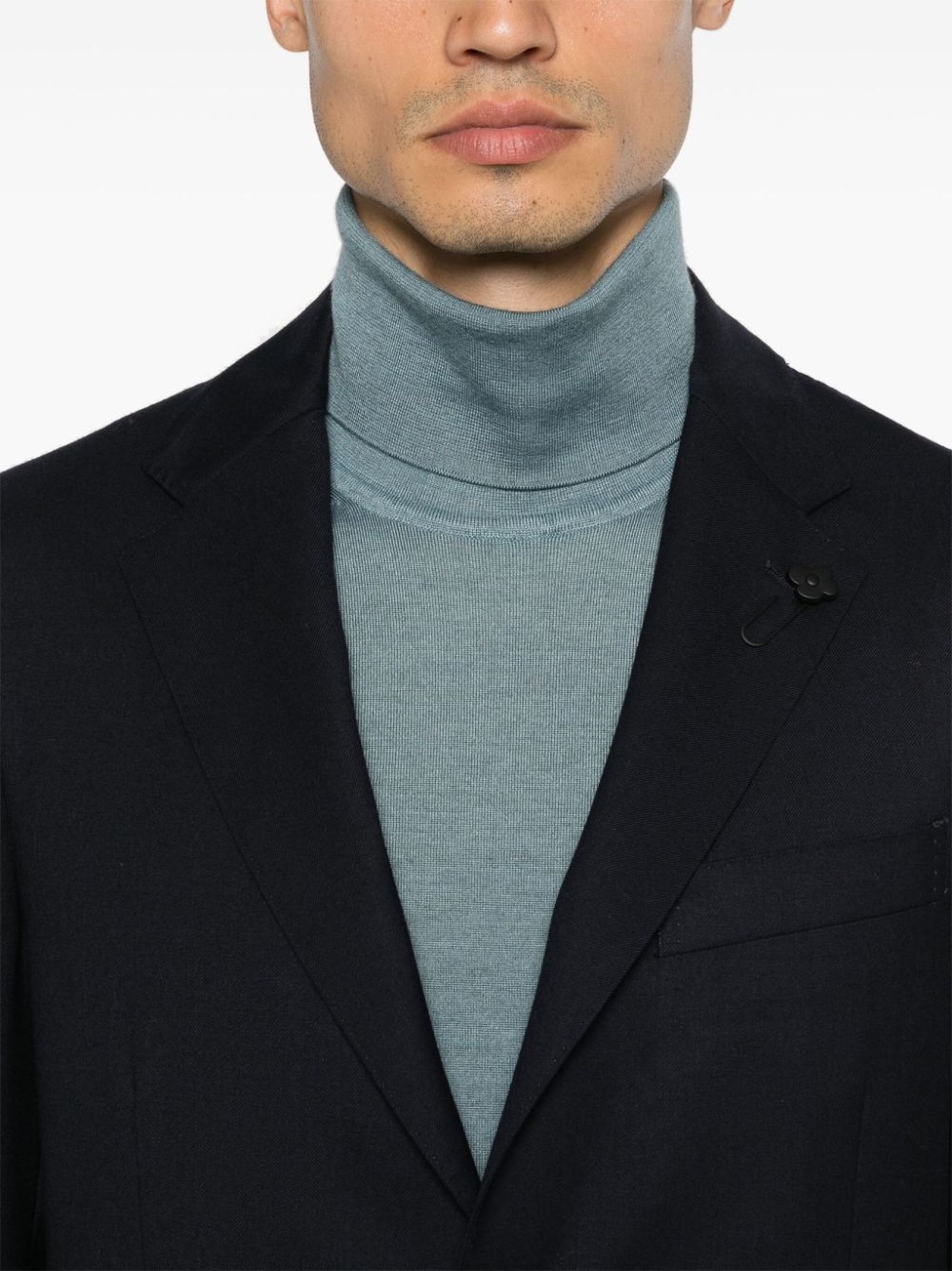 Lardini Men's Wool Jacket In Black