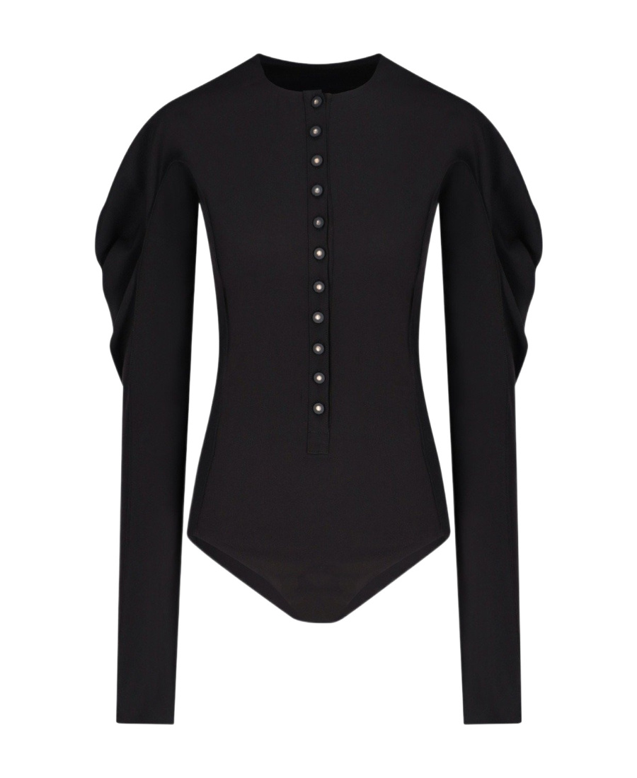 Low Classic Long-sleeved Jumpsuit In Black