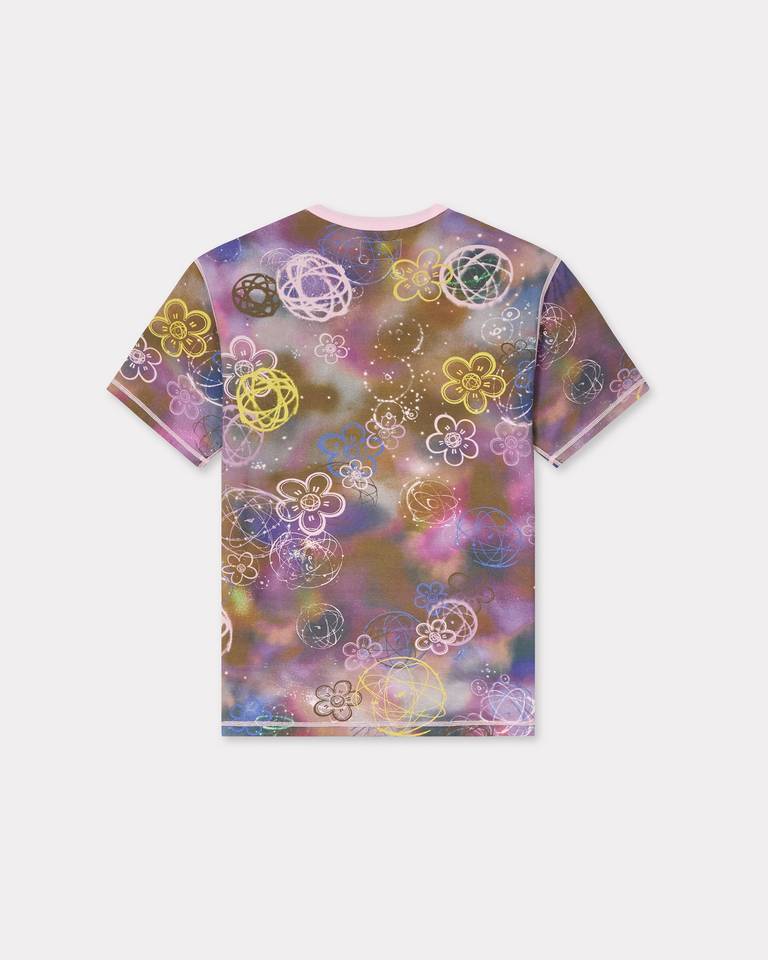 Kenzo Pink  Paris Futura 2000 Edition Reversible T-shirt In Pink