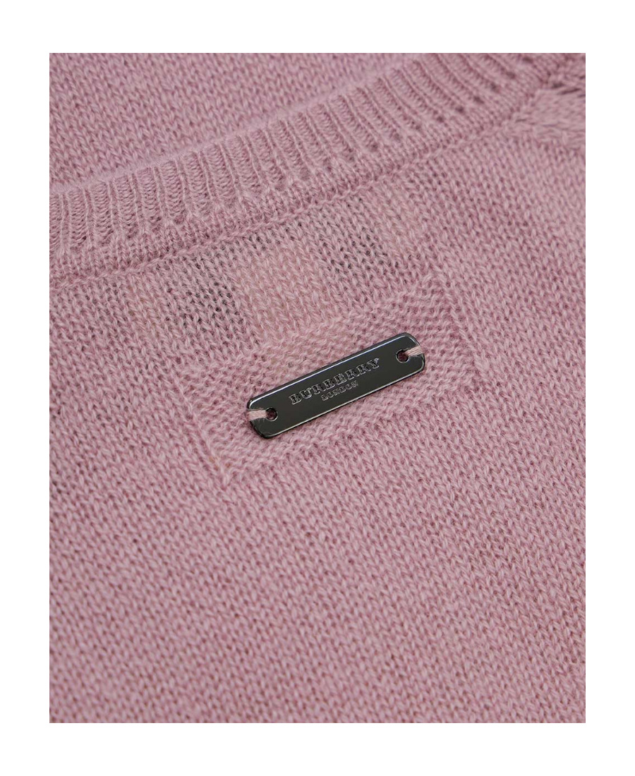 BURBERRY LOGO KNITTED PULLOVER