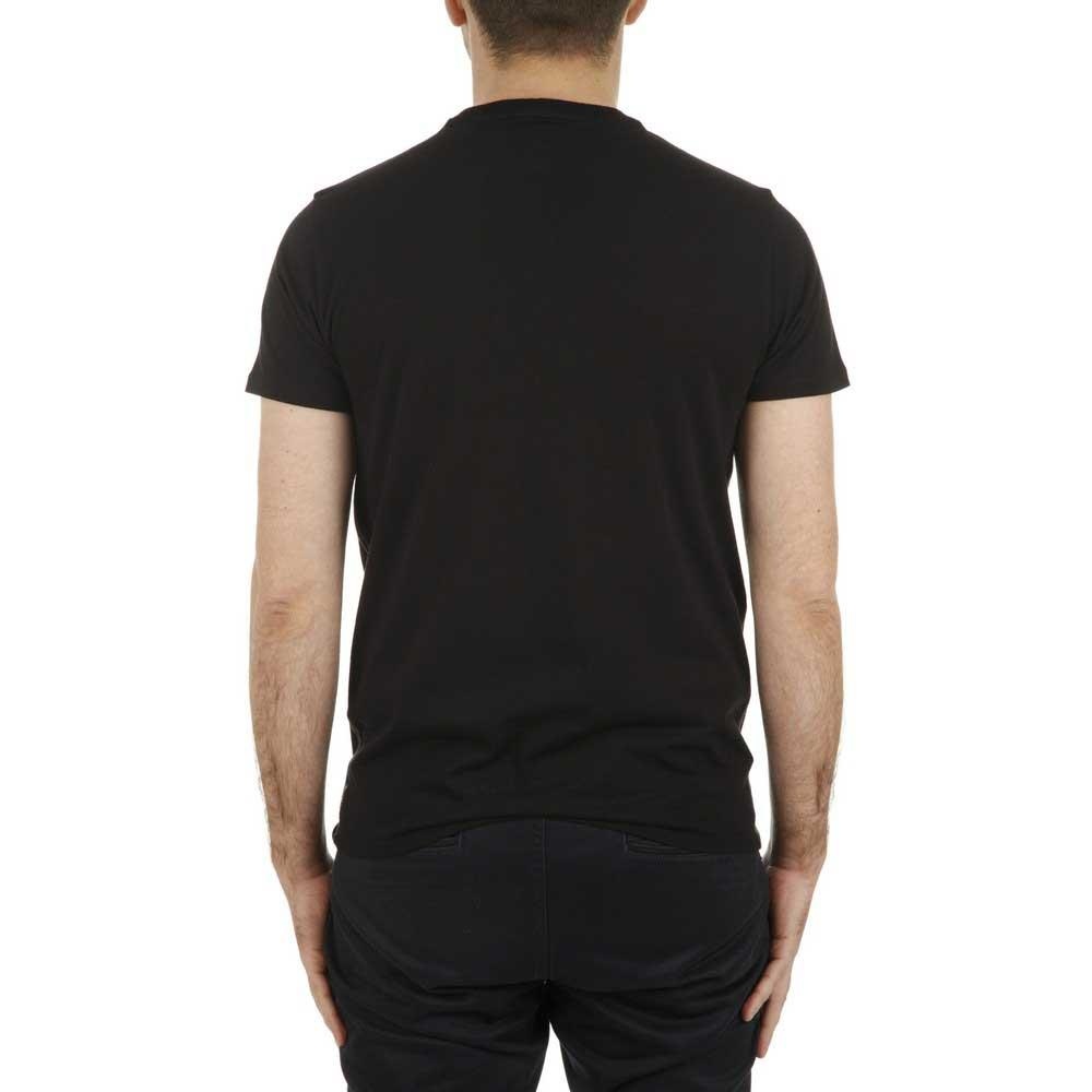 Armani Jeans Logo Details T-shirt In Black