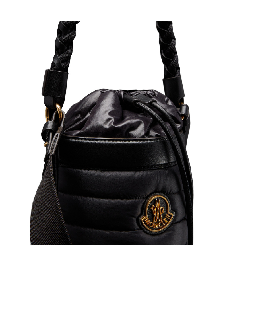 Shop Moncler Kaleah Bucket Bag In Black