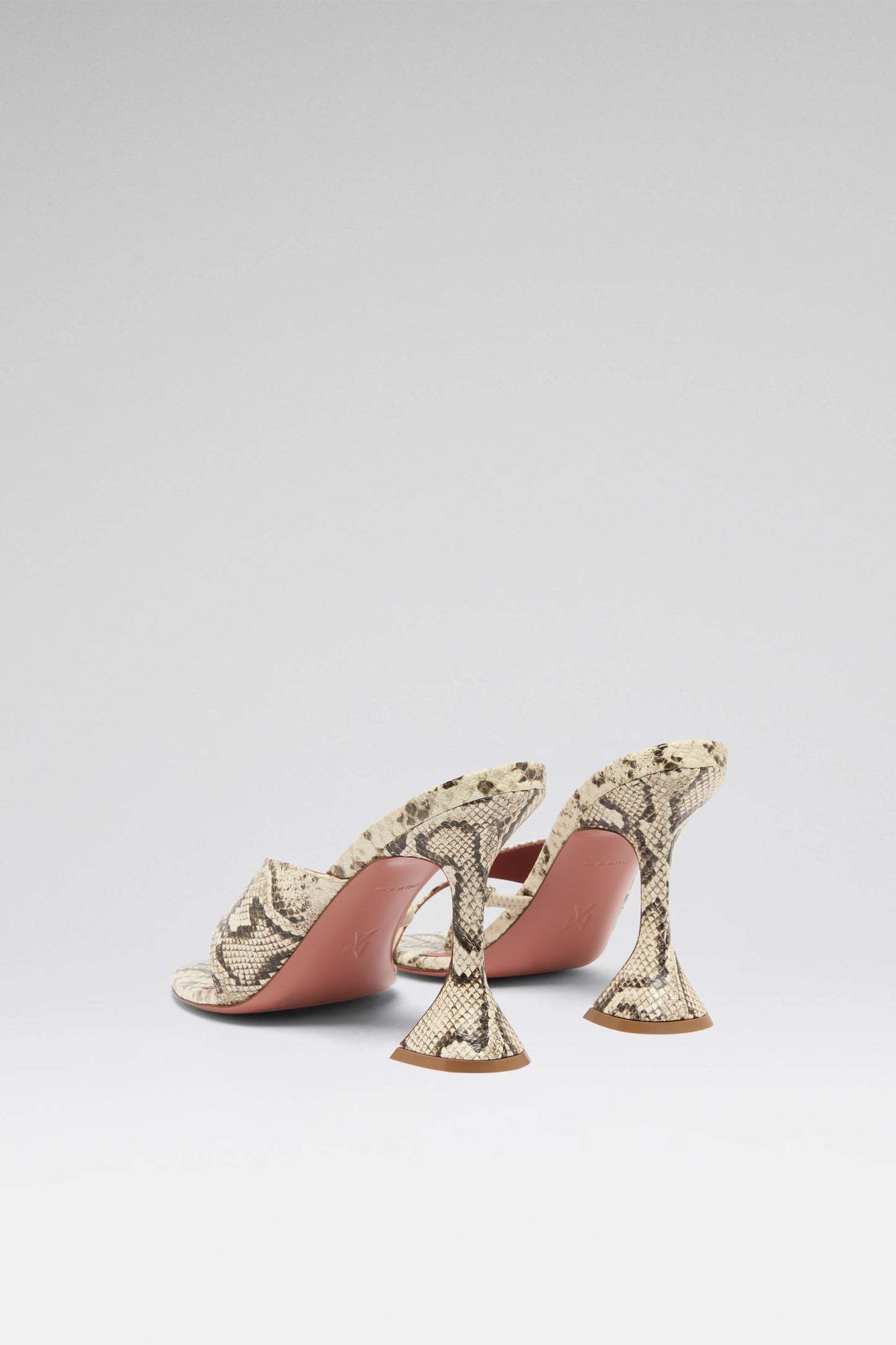 Amina Muaddi Shiona High Heel Sandals In Multi