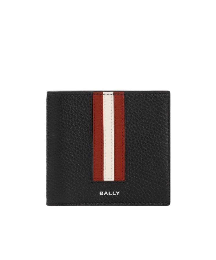 Shop Bally Logo Wallet In Black