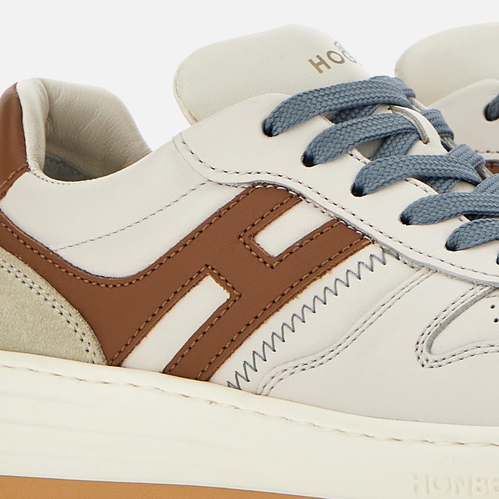 Hogan H630 Panelled Sneakers In White