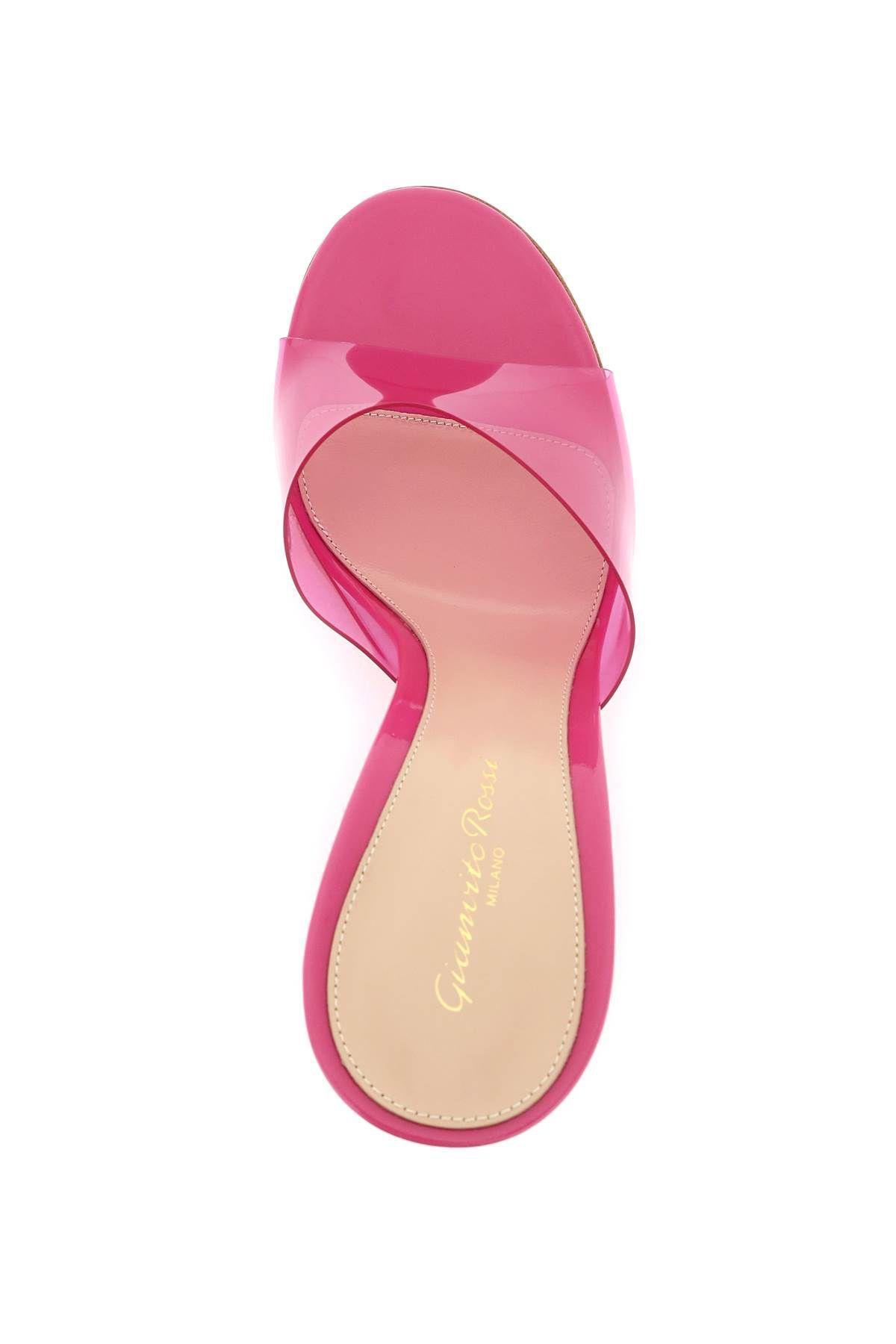 Gianvito Rossi Slope Heel Sandals In Red