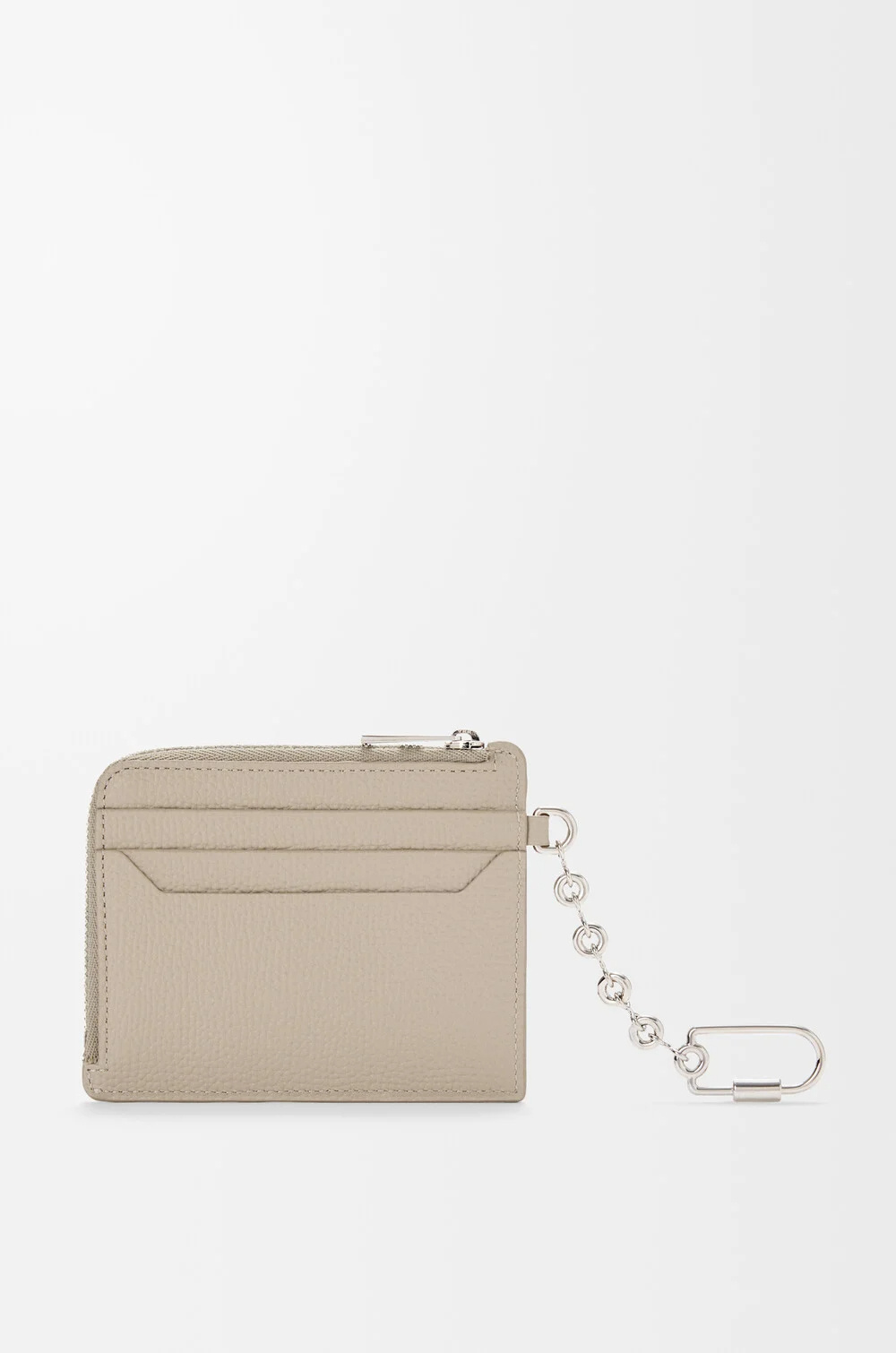 Loewe Anagram Square Coin Card Holder In Gray