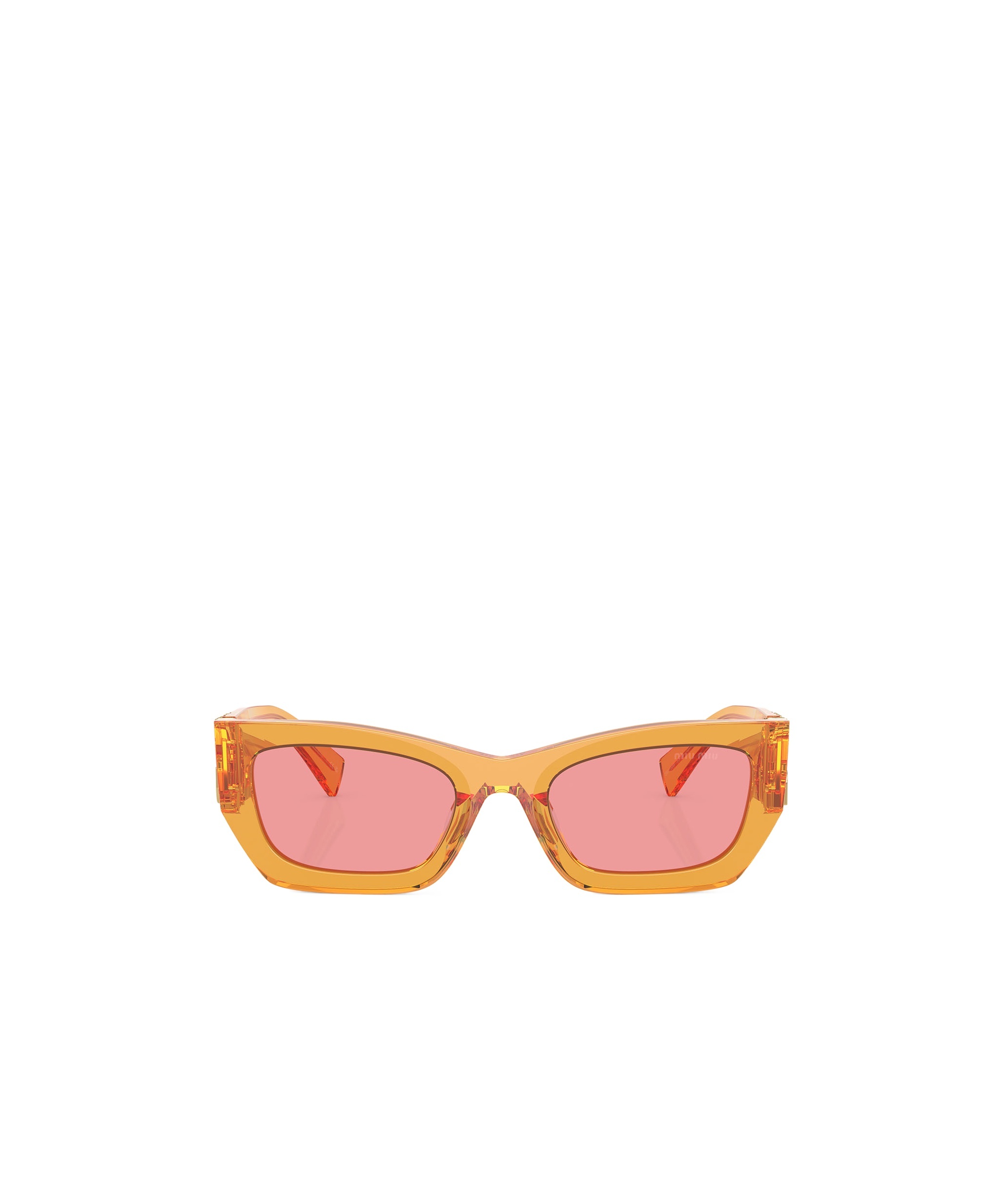 Miu Miu Women's Miu Mu 09ws 12t1d0 Sunglasses In Orange