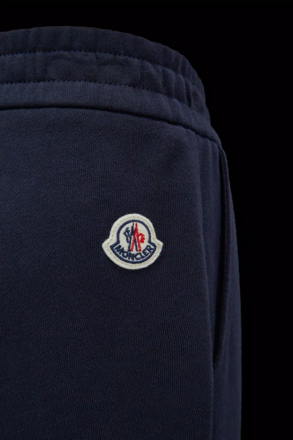 Moncler Logo-patch Detail Shorts In Blue