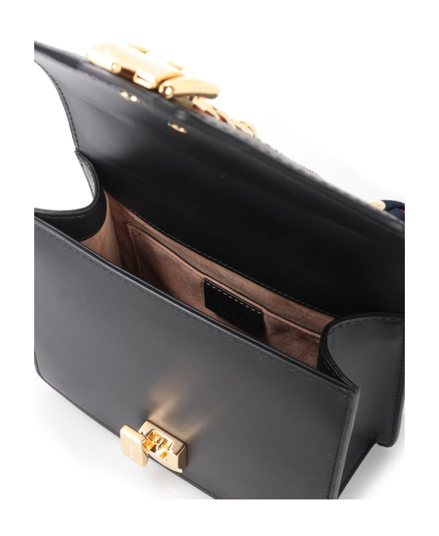 Gucci Mini Sylvie Tote Bag In Black