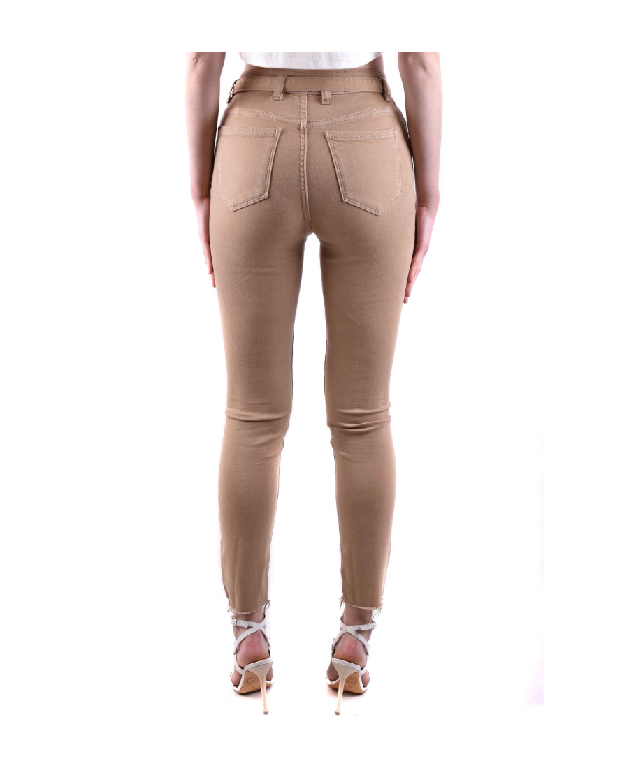 Pinko Logo Casual Pants In Brown