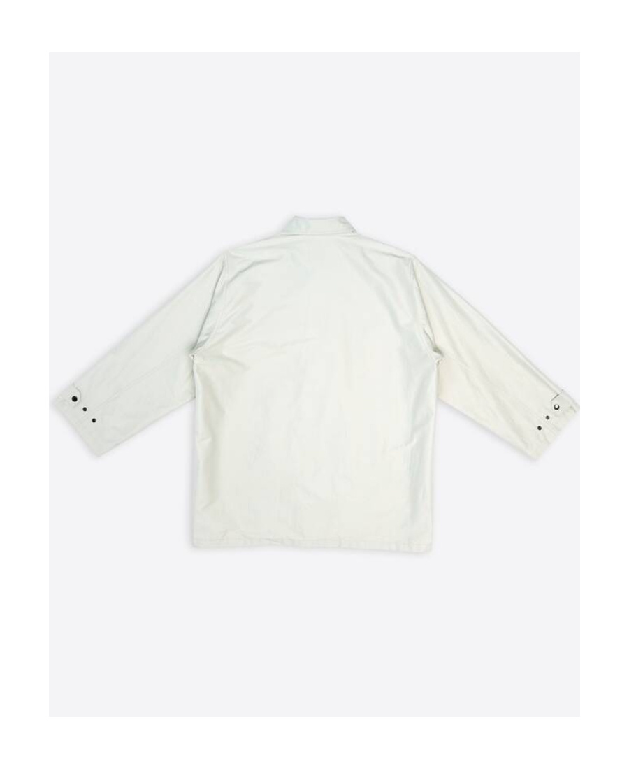 Balenciaga Bb Paris Icon Parka Coat In White