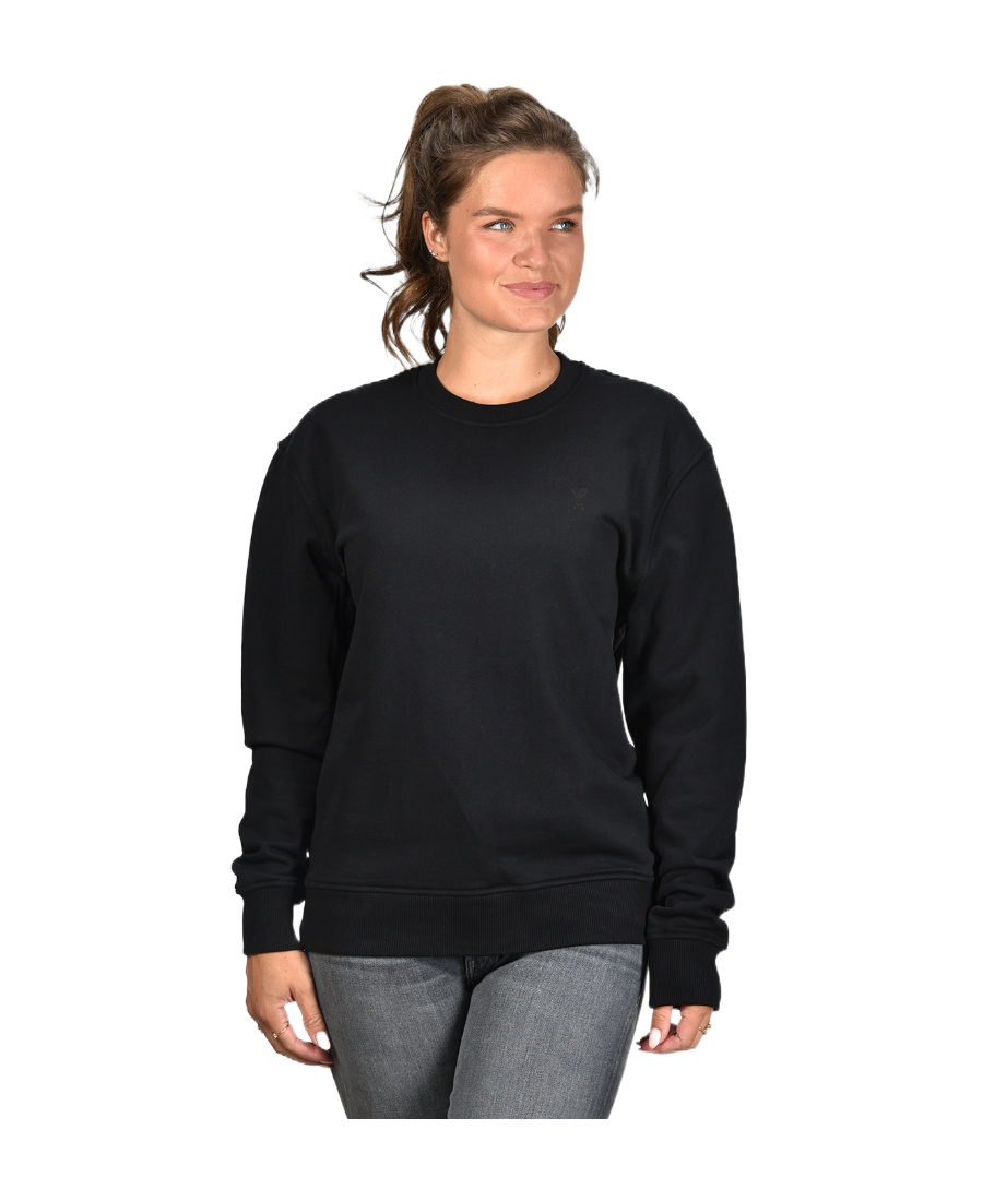 Ami Alexandre Mattiussi Long-sleeved Sweater In Black