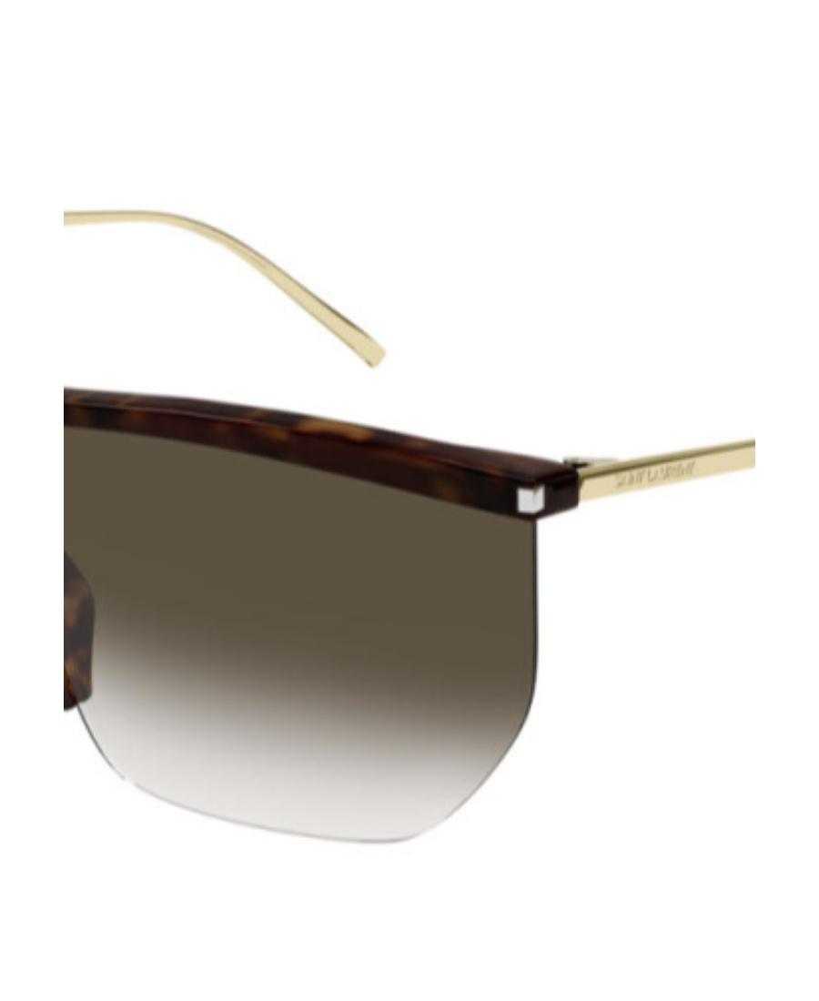 Saint Laurent Square-frame Sunglasses In Brown