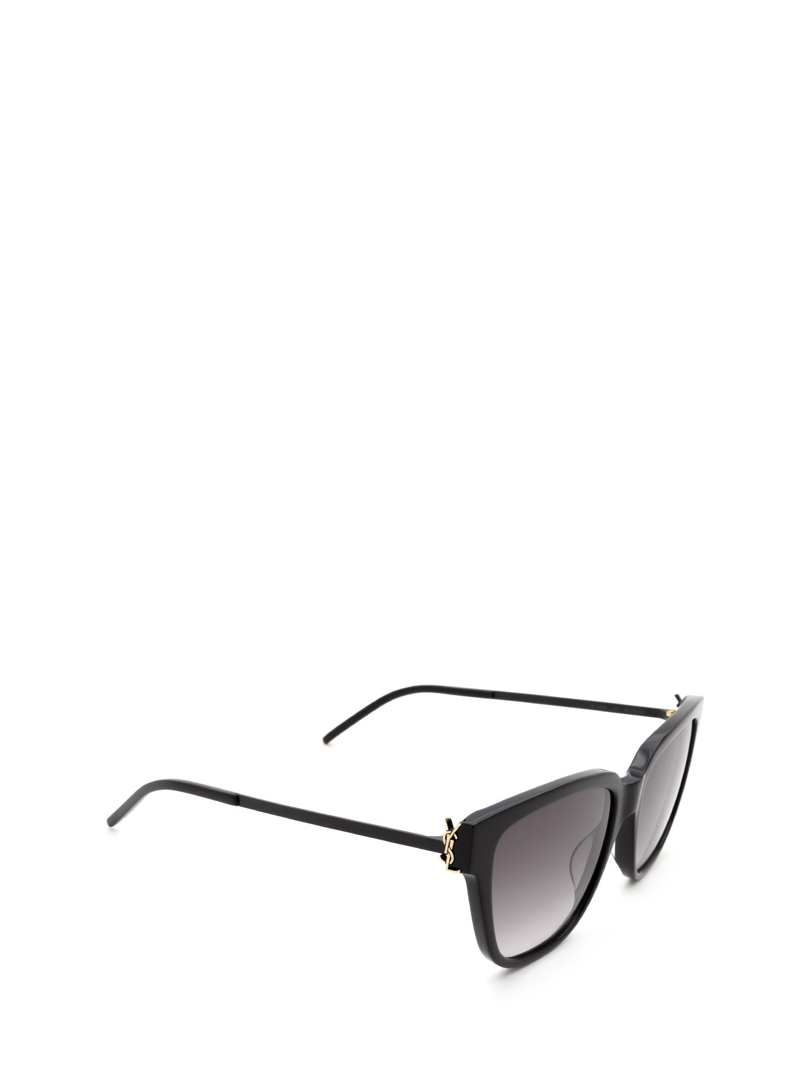 Saint Laurent Square Frames Sunglasses In Gray