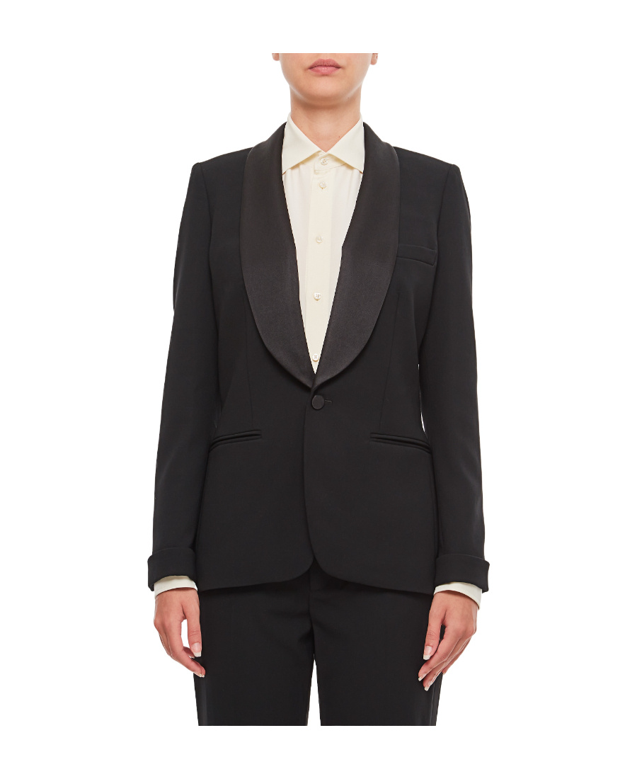 Polo Ralph Lauren Ralph Lauren Collection Sawyed Lined Jacket In Black