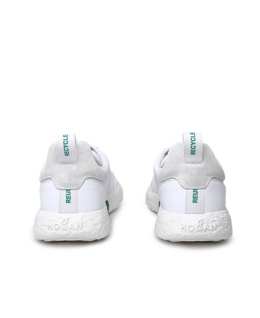 Hogan Leather 3r Low-top Sneakers With Rubber Sole In Gray