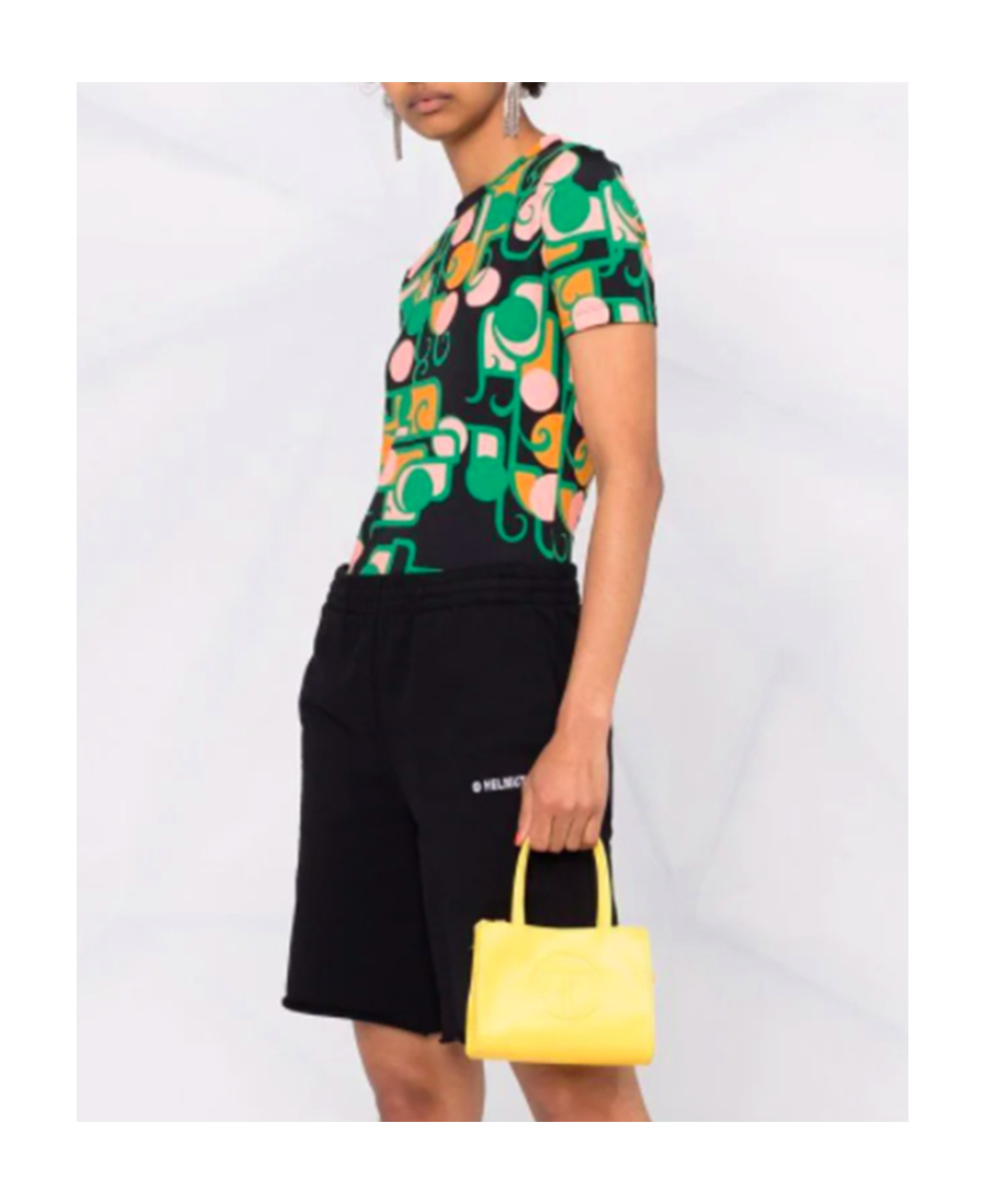 Shop La Doublej Printed Short-sleeved T-shirt