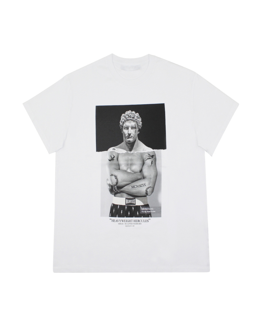 Neil Barrett Photo Printed Short-sleeved T-shirt In White