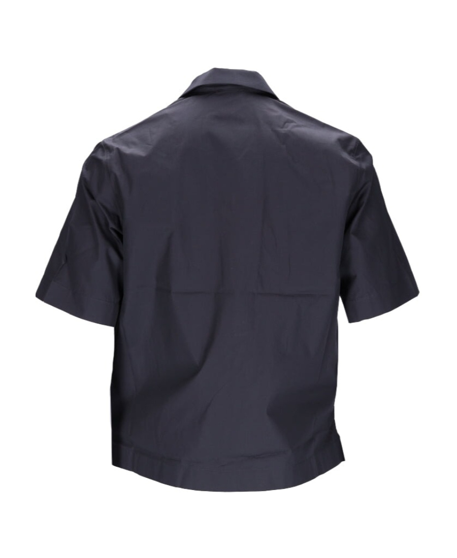 Givenchy Logo-print Short-sleeve Shirt In Black