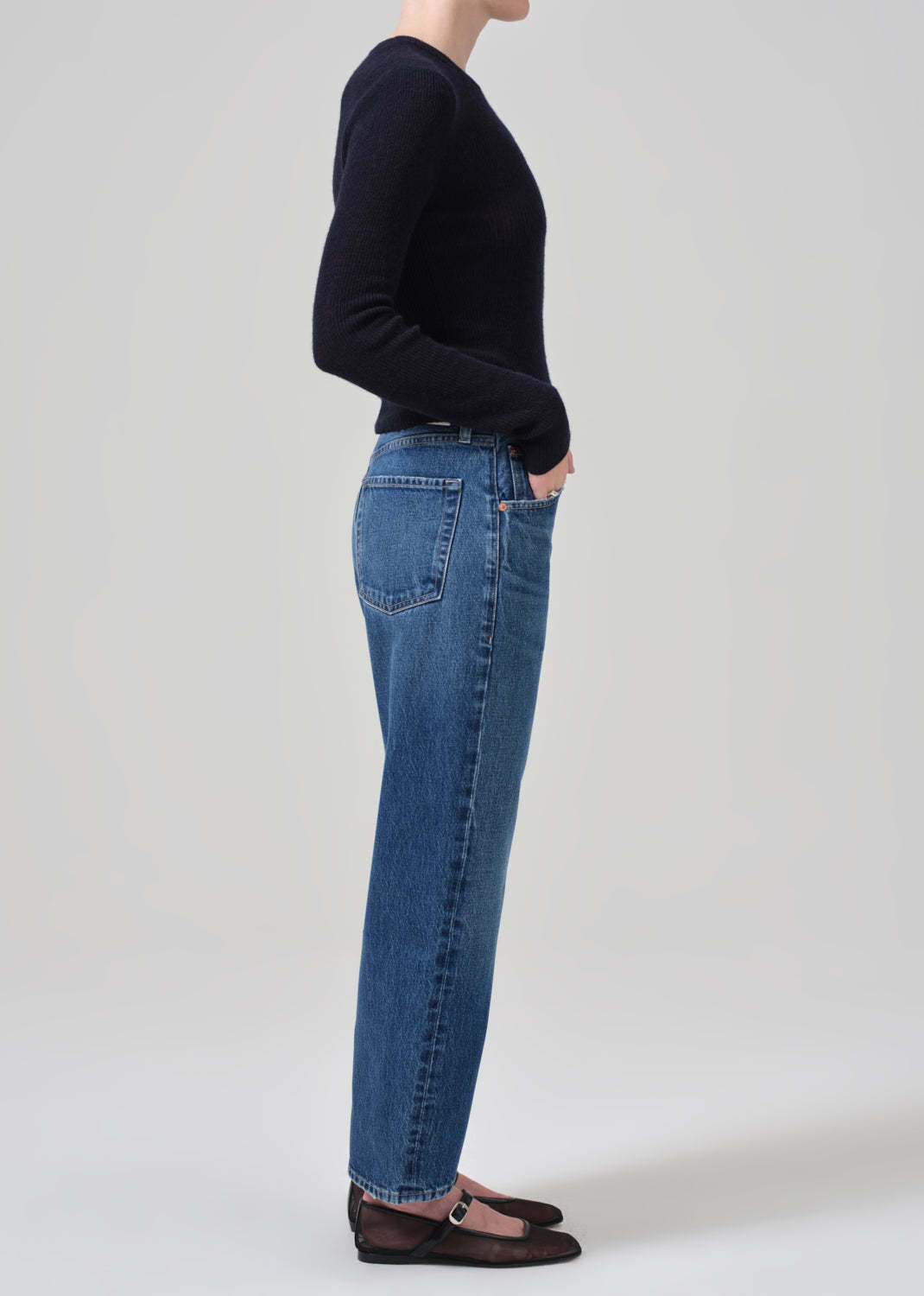 Citizen Of Humanity Annina High-rise Rigid Wide-leg Jeans In Blue