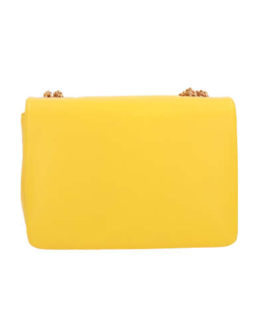Valentino One Stud Leather Crossbody Bag In Yellow