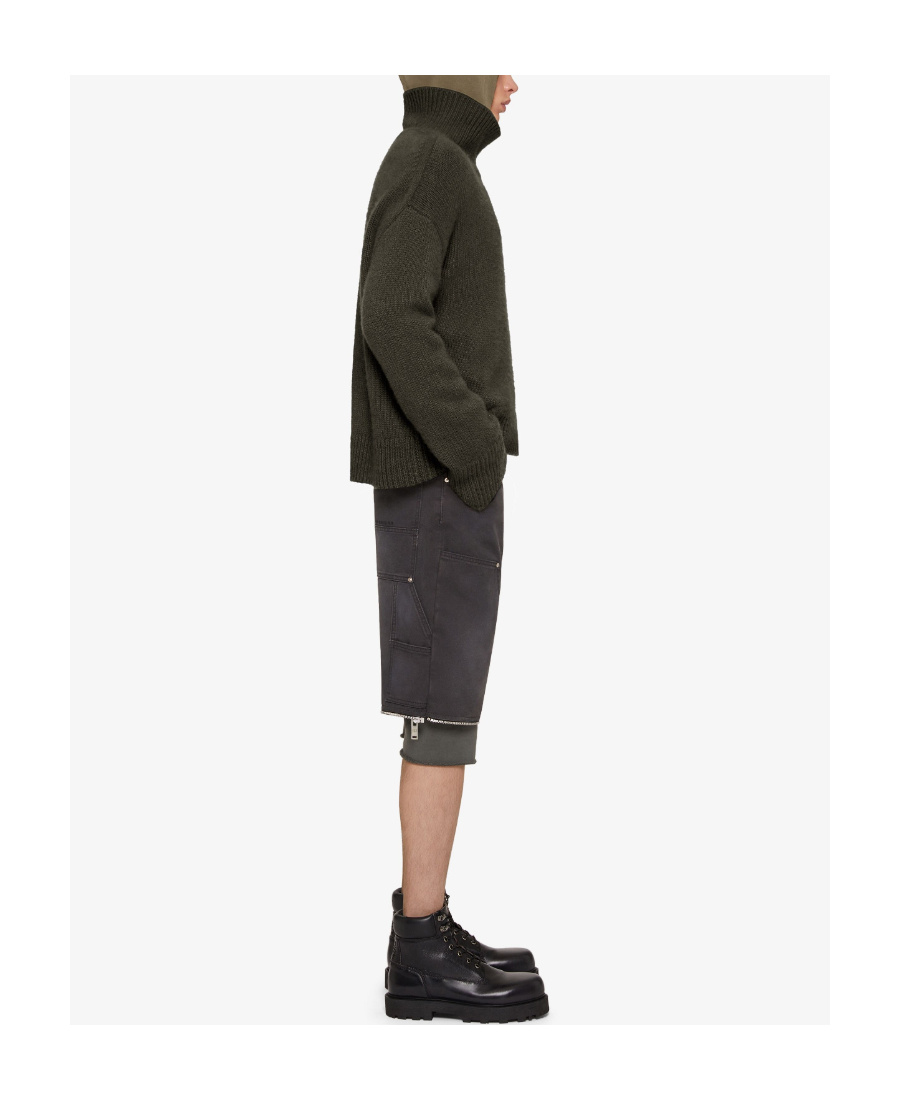 Givenchy High-neck Cashmere Jumper In Green