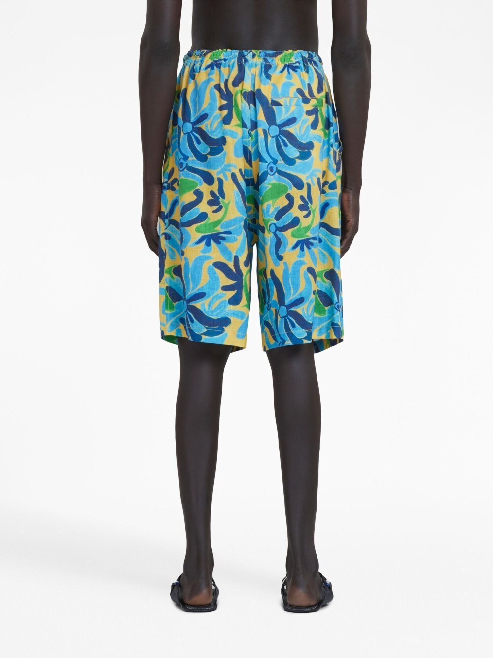 Marni No Vacancy Inn Bermuda And Short Multicolor In Blue