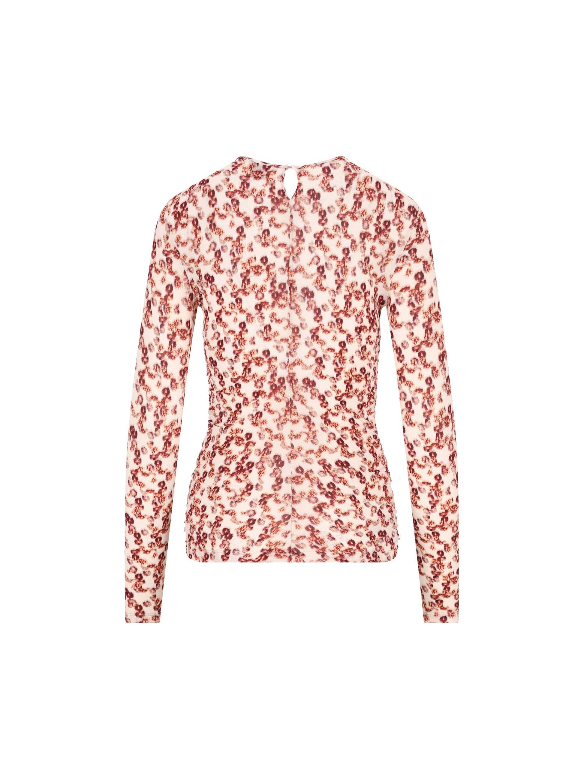 Isabel Marant Gladice Top Garnet In Pink