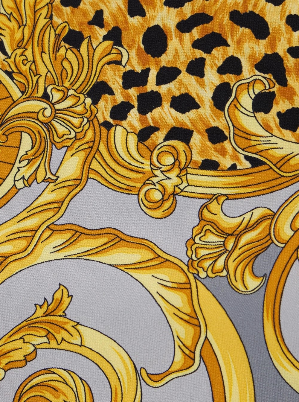 Versace Patterned Silk Scarves In Multi