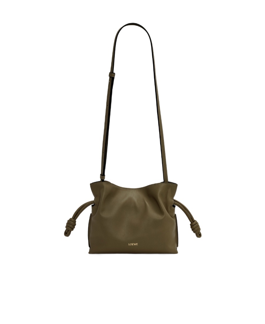 Loewe Flamenco Mini Shoulder Bag In Green