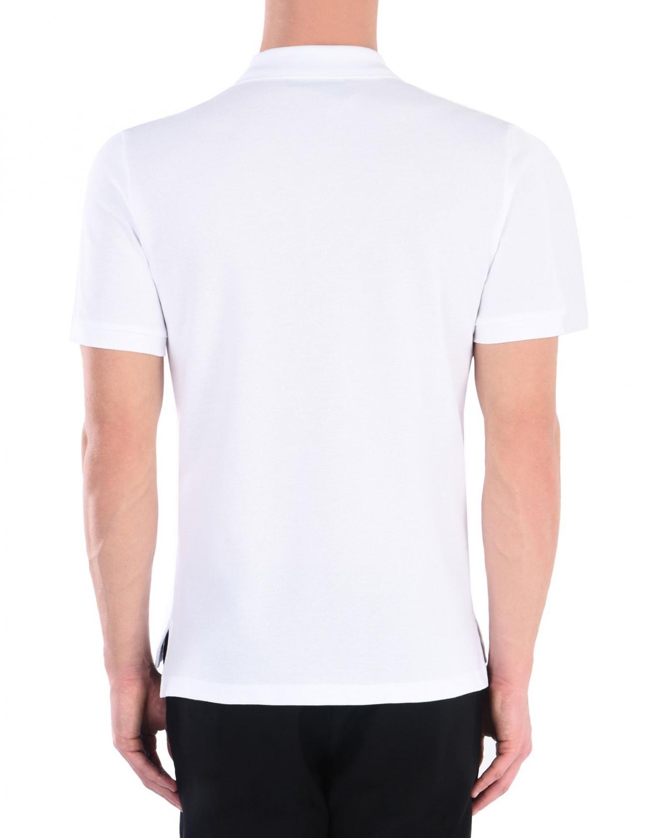 Moschino Logo-print Polo Shirt In White