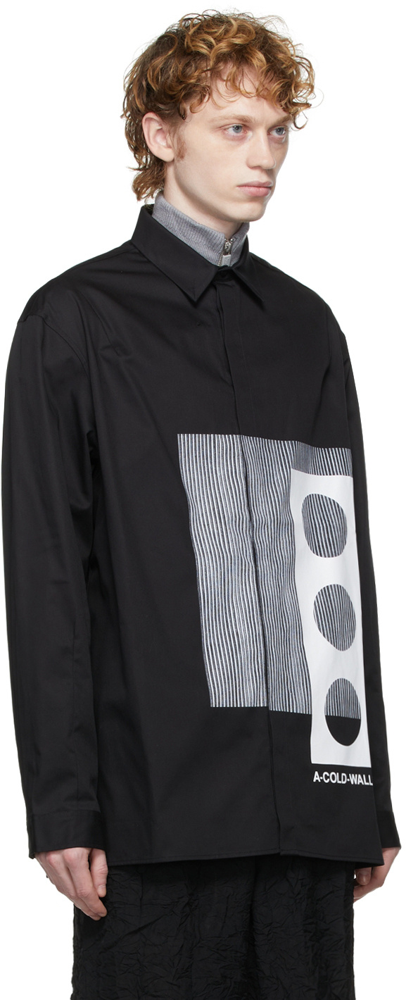 A-cold-wall* Black Logo Shirt In Black