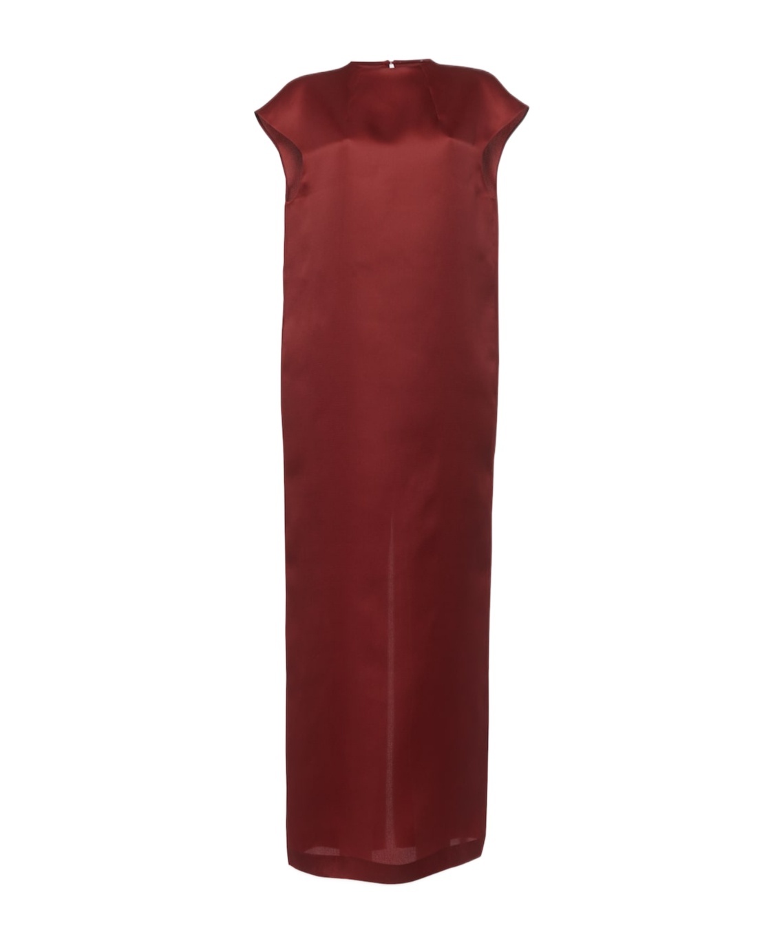 Khaite Lohan Silk Maxi Dress In Red