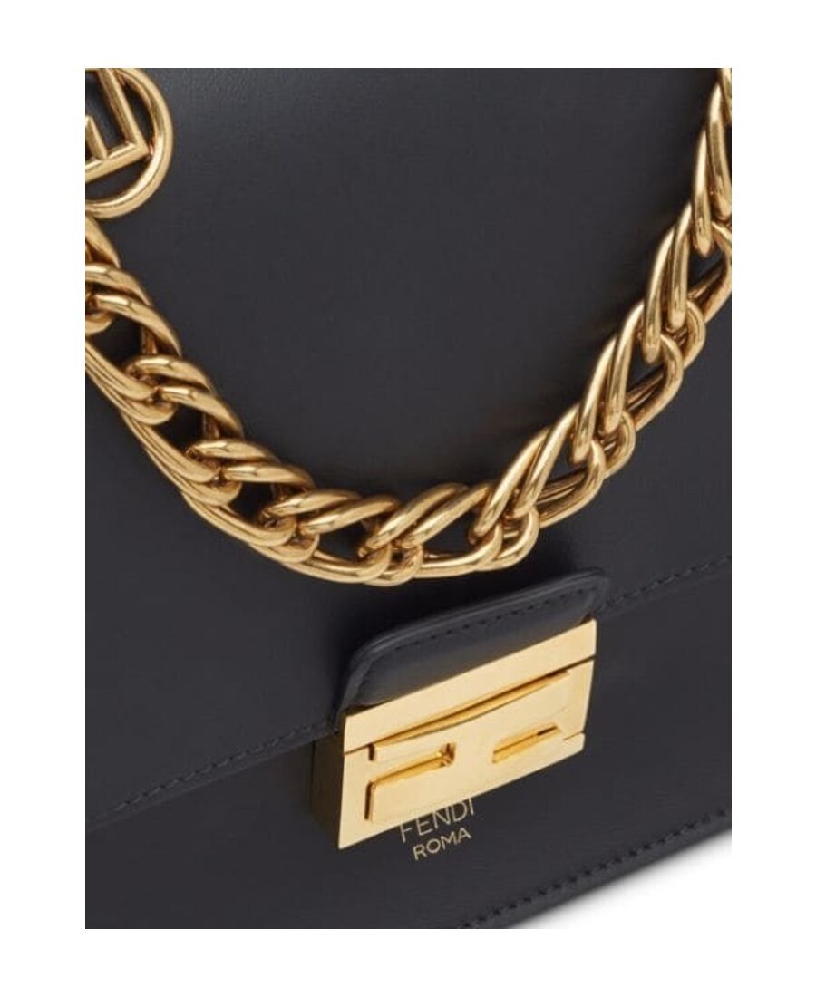 Fendi Kan U Shoulder Bag In Nude