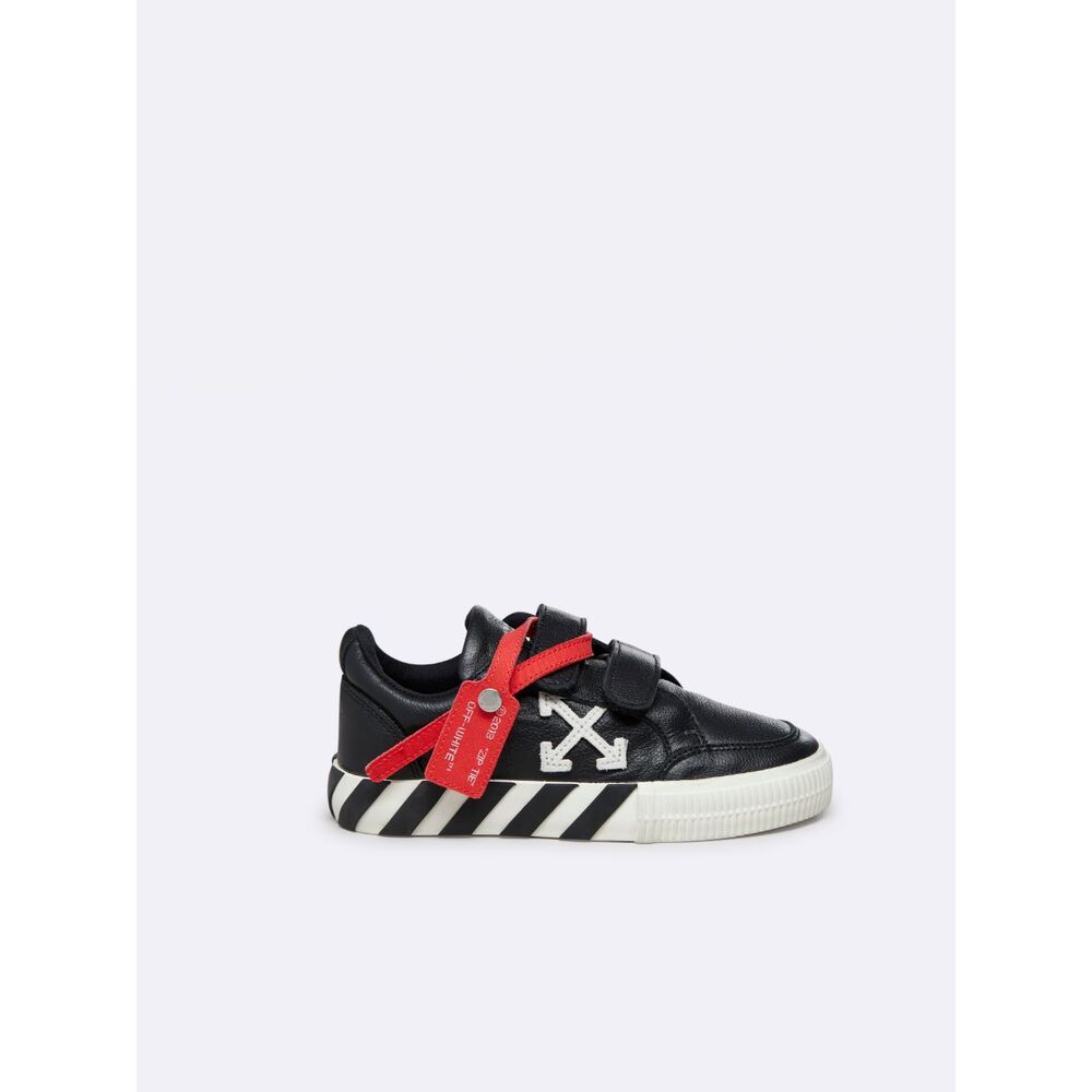 Off-white Vulcanized Sneakers In Black