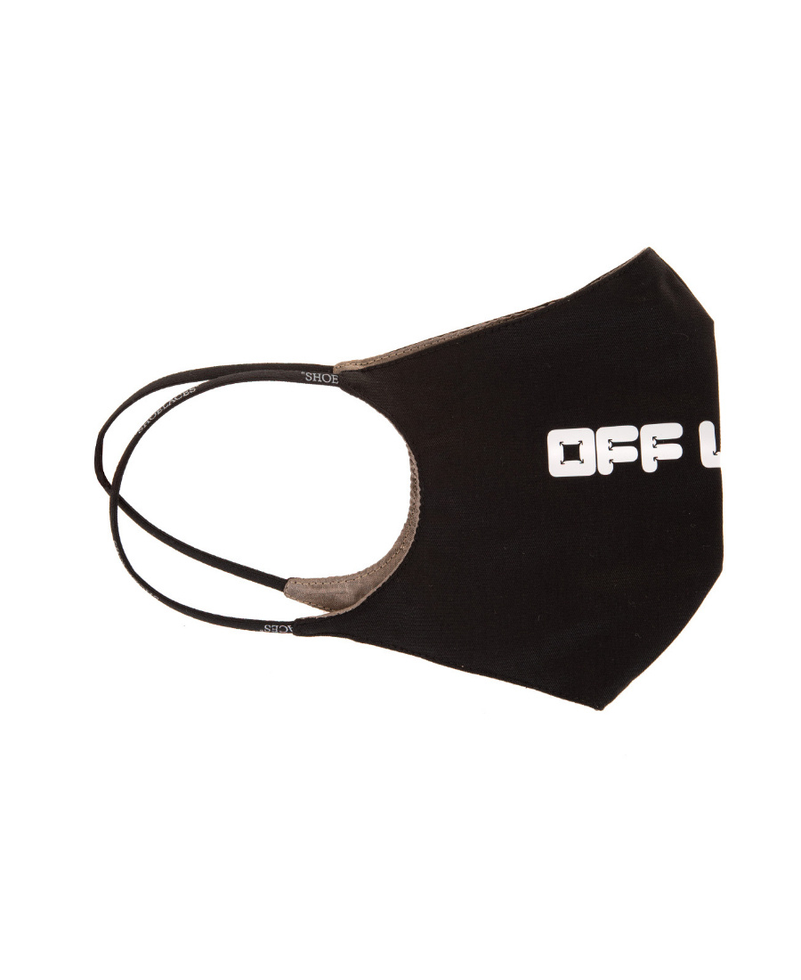 OFF-WHITE ARROW-PRINT FACE MASK 