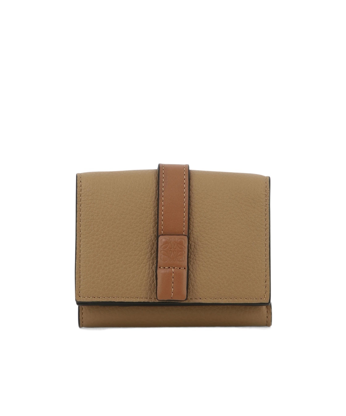 Loewe Three-fold Wallet In Brown