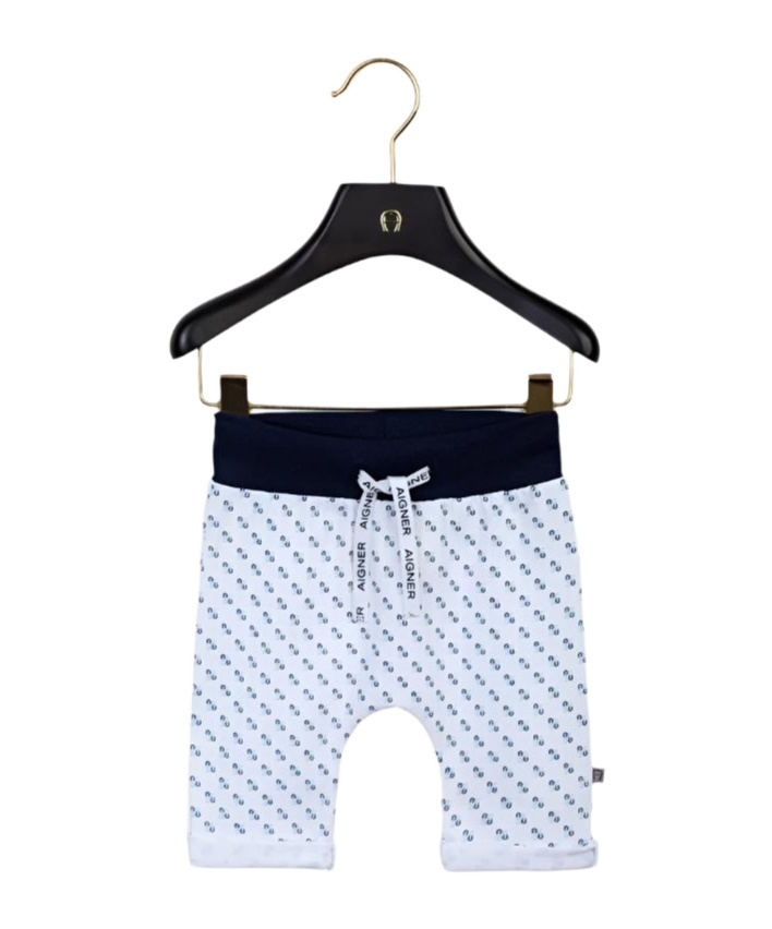 Shop Aigner Drawstring Pants In Blue