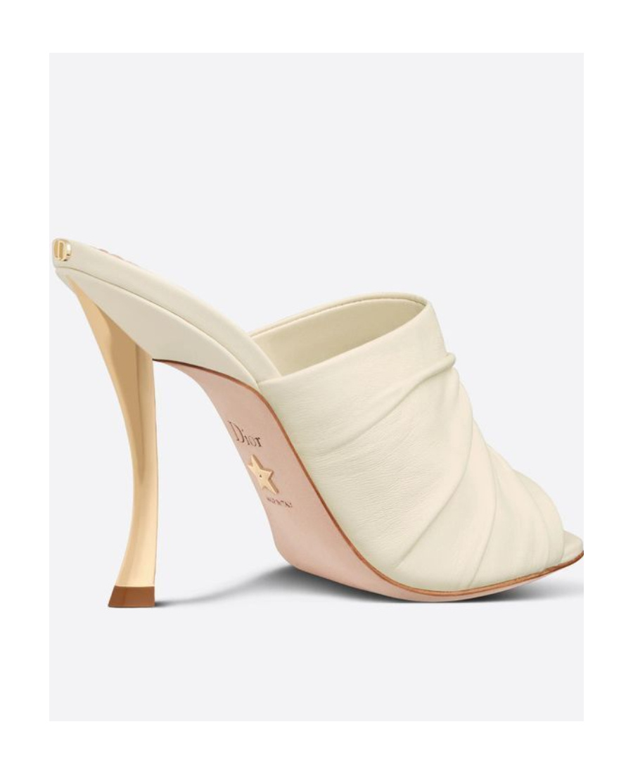 Dior Open-toed High-heeled Sandals In White