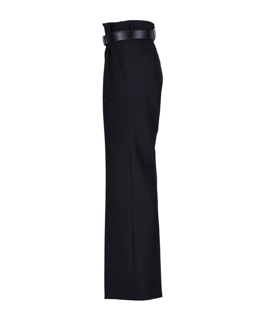 Prada Belt-loop Casual Pants In Black