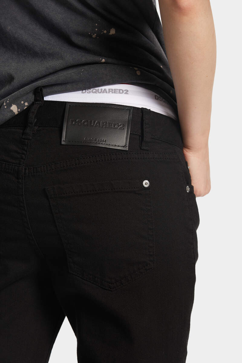Dsquared2 Mid-rise Flared Jeans In Black