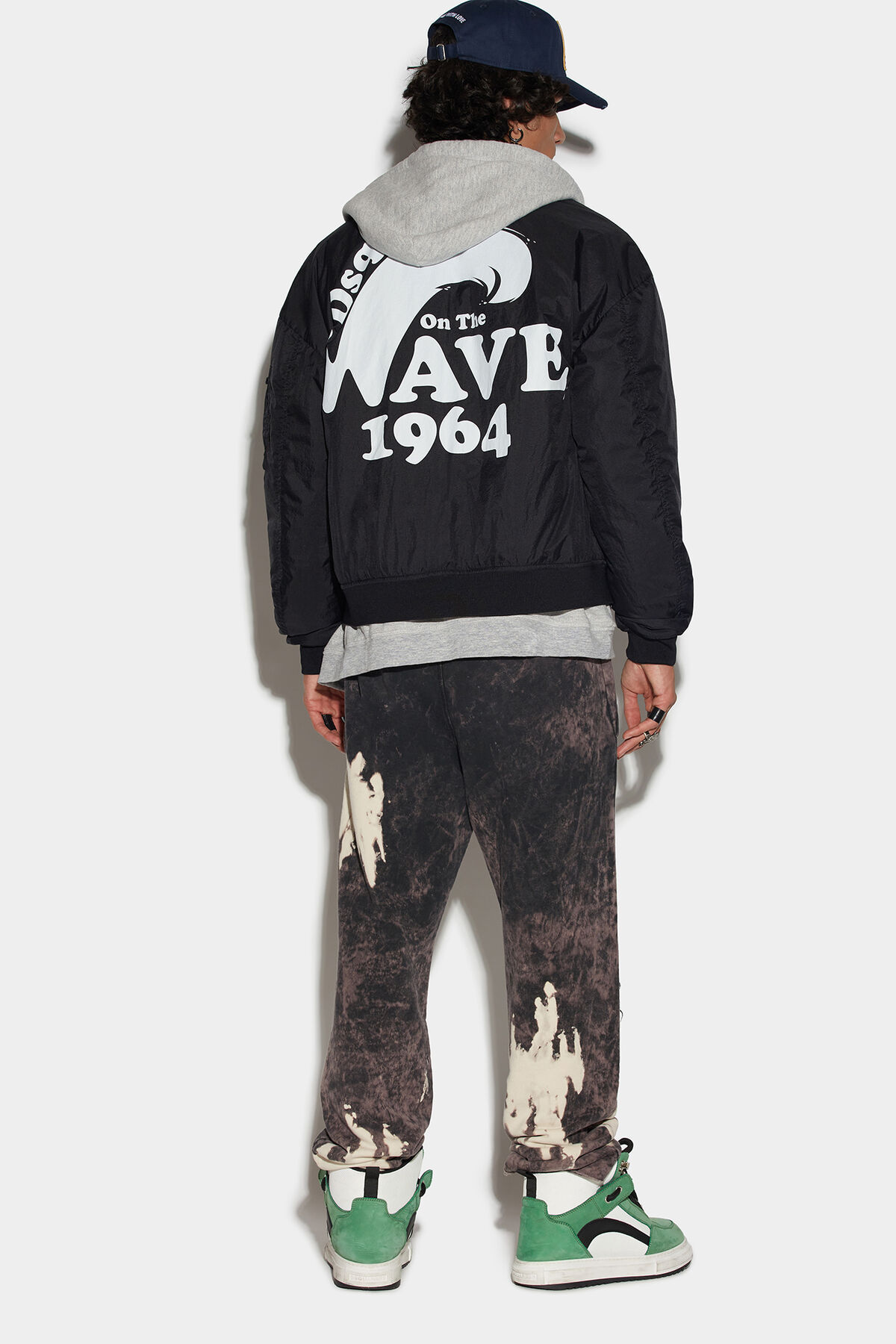 Dsquared2 Distressed-effect Logo Track Pants In Black