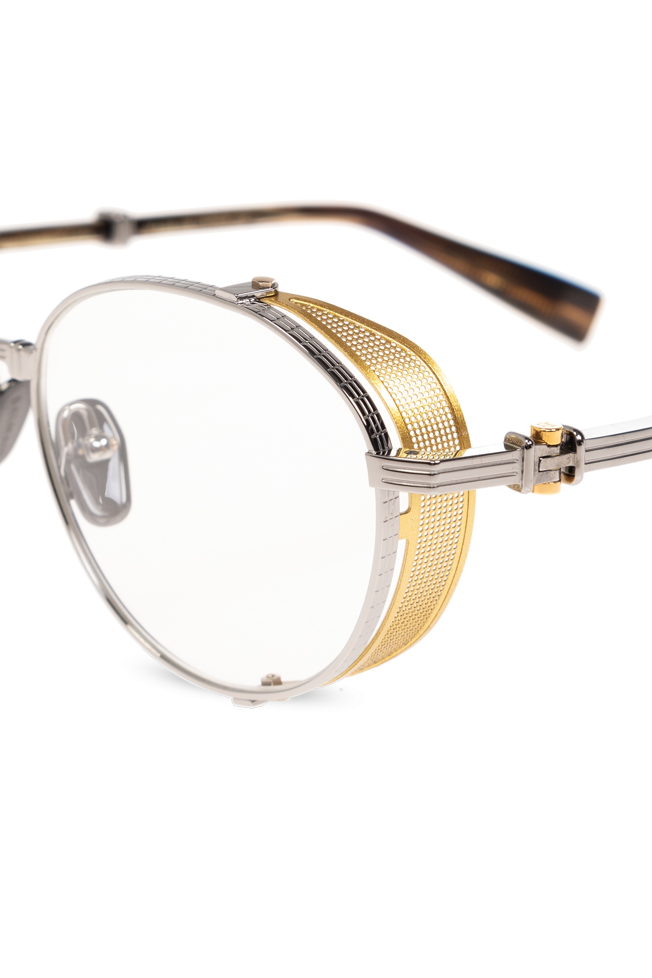 Balmain Logo Flat Mirror In White