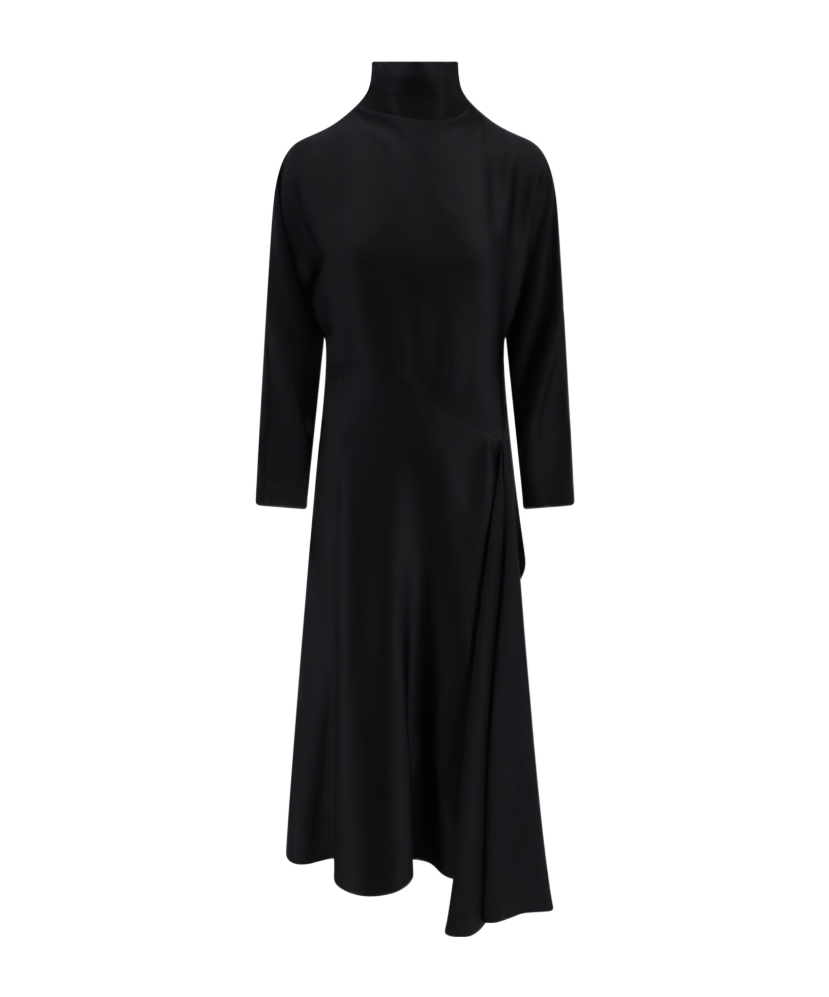 Alaïa Long-sleeved Dress In Black