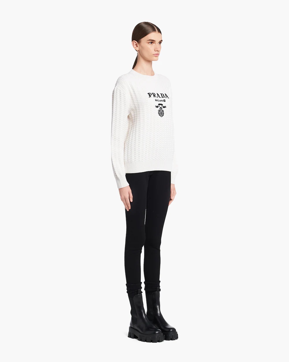 PRADA CASHMERE CREW-NECK SWEATER