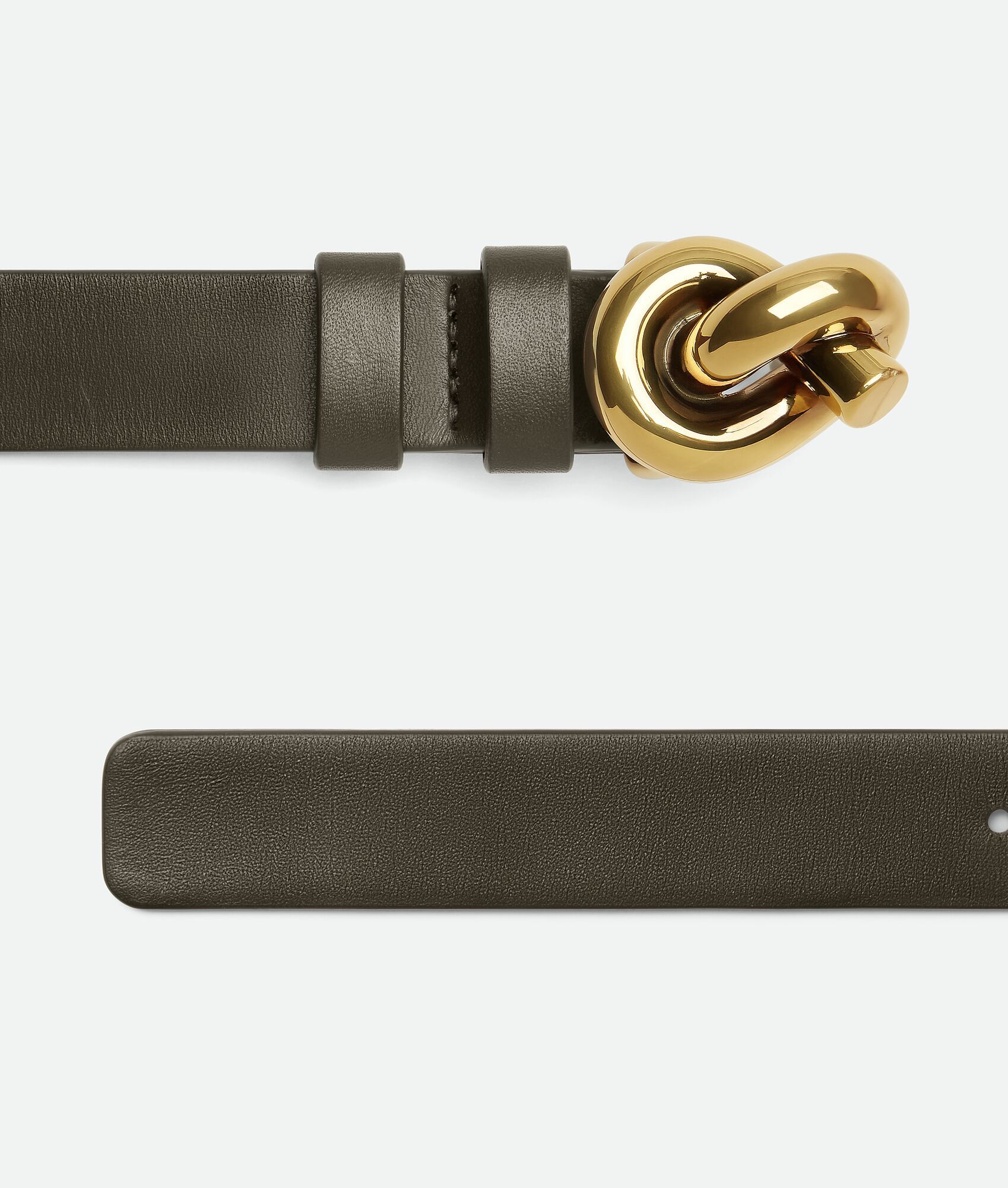 Bottega Veneta Knot Belt Women In Yellow