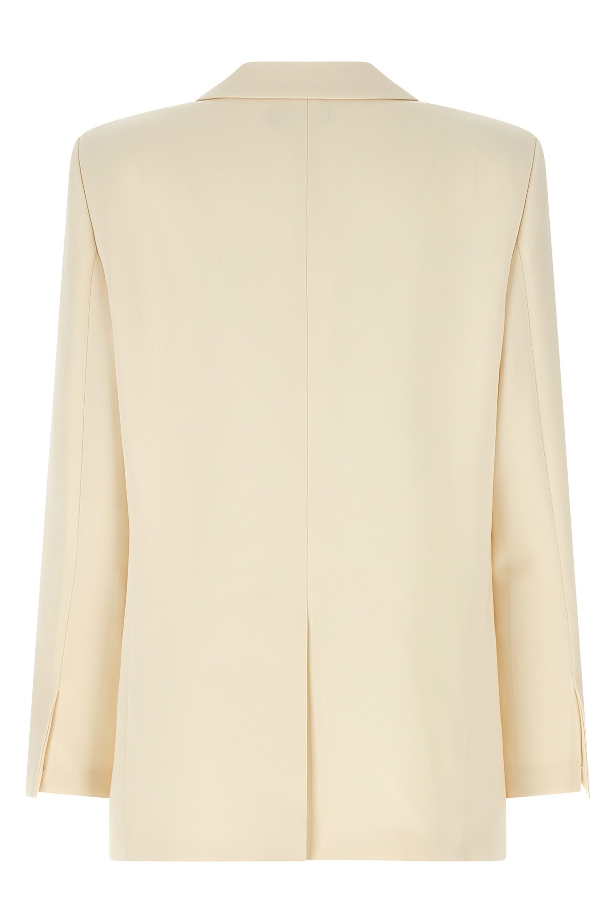 Theory Blazer Double-breasted Notched Lapels In Nude