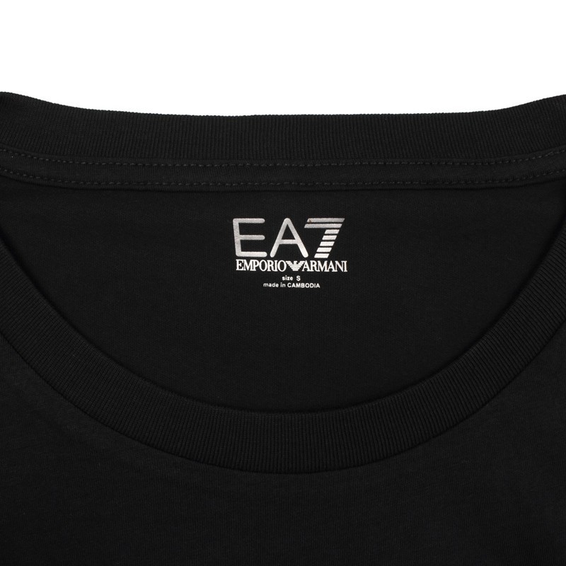 EA7 ROUND-NECKED LOGO T-SHIRT