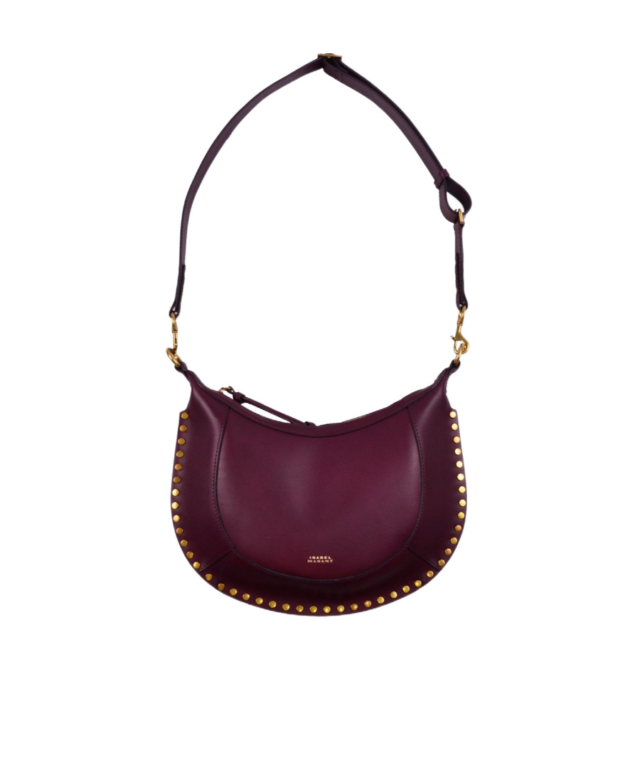 Isabel Marant Naoko Logo Printed Crossbody Bag In Red